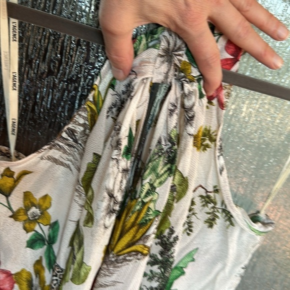 NEW,  L' Agence Geneva Jungle Floral Cover-Up Dress Size  Large. - Picture 8 of 11